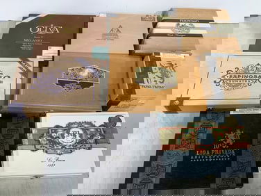 Various Cigar Boxes