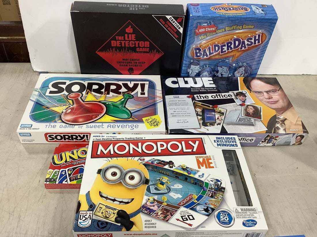 Various Board Games (Sorry, Monopoly, Clue, and more) (1 of 1)