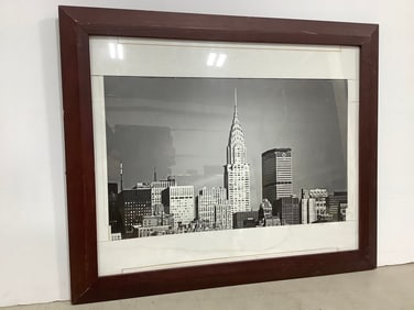 Framed Black and White Photographic Print (19inx23in)