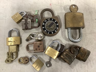 Vintage Padlocks and Keys
