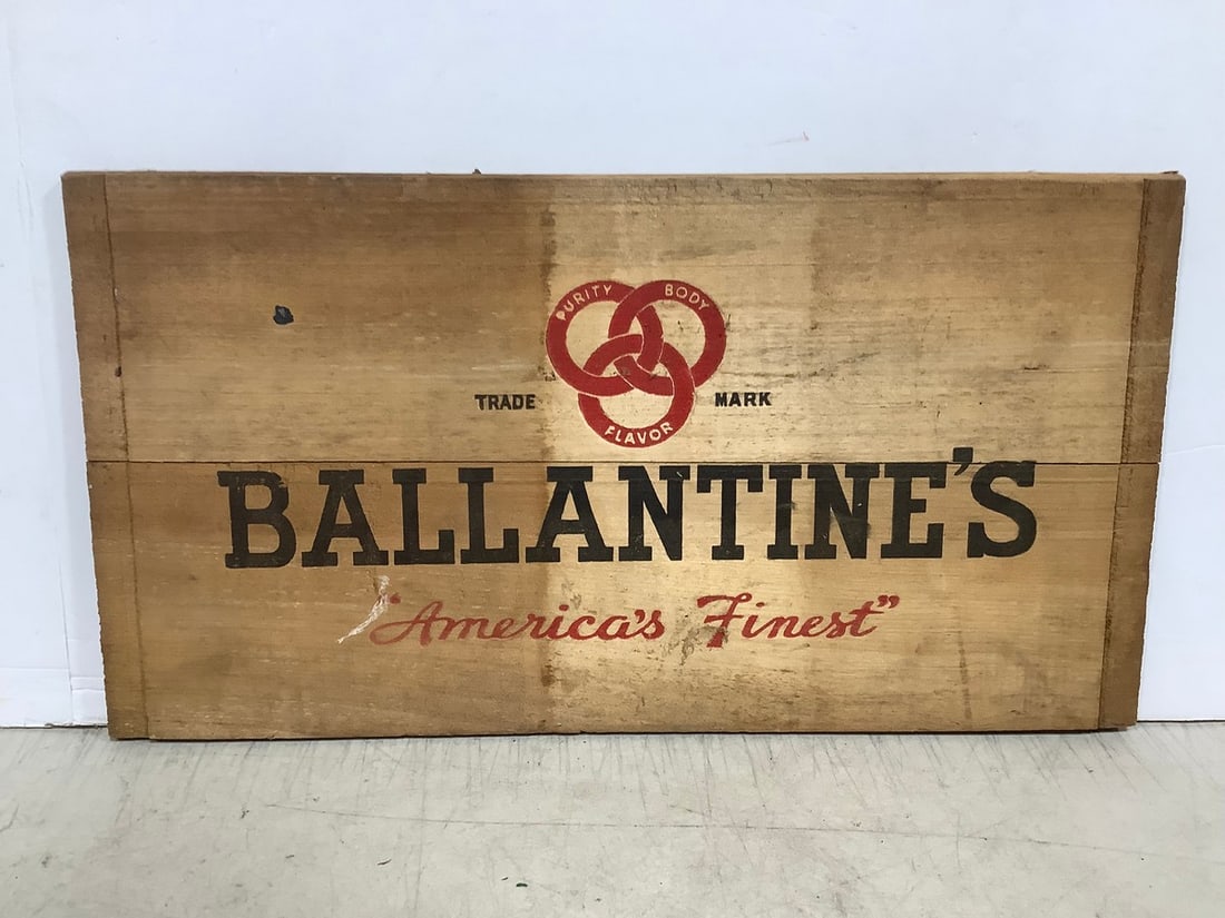 Ballantines Wooden Sign (10inx18.75in): Ballantines Wooden Sign (10inx18.75in)