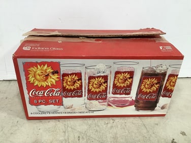 Coca-Cola 8 Pc Glass Set