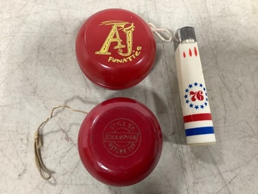 Vintage Yo-Yos and Lighter