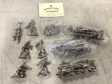 Miniature Army Men, Trains, and more