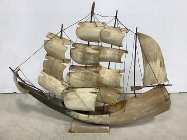 Horn ship model(18in.x14.5in.)