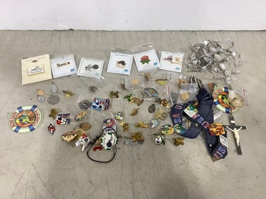 Various pins and more