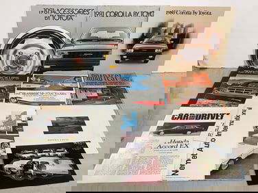 Vintage car booklets/manuals