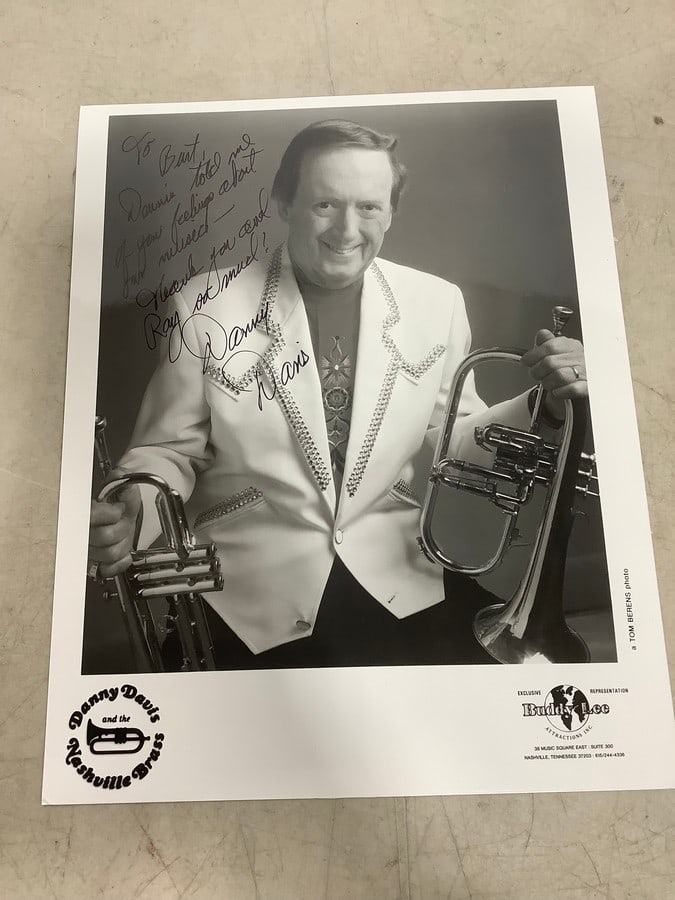 Danny Davis signed black and white print(8in.x10in.) (1 of 1)