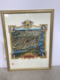 Eastern Historical developement foundation framed print(20inx26in.)