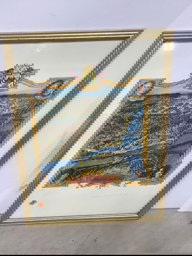 Easton PA signed and numbered framed Richard Rockwell (20inx26in.) (1 of 1)