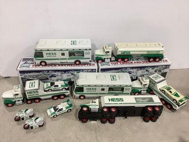 HESS Toy truck and helicopter sets and more