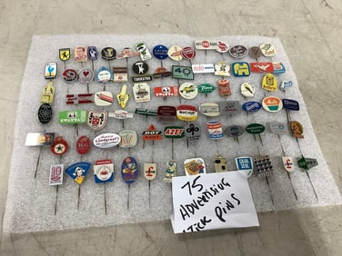 Advertising kick pins