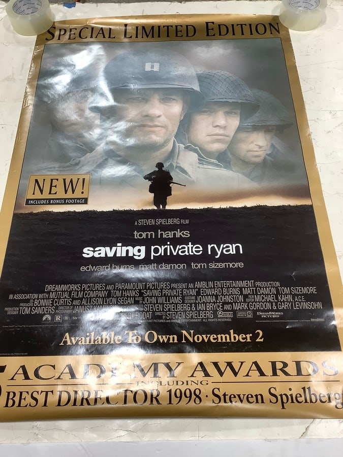 Saving Private Ryan rated R movie poster(27in.x40in.) (1 of 1)