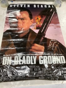 On Deadly Ground rated R movie poster(27in.x40in.)