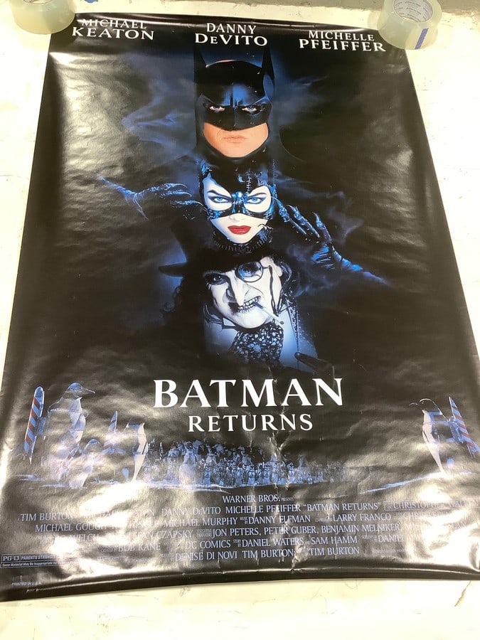 Batman returns movie poster(27in.x40in.) (1 of 1)