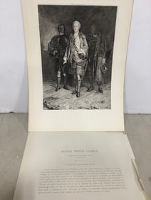 Bonnie Prince Charlie painted by Sir John Petite(12in.x17in.)