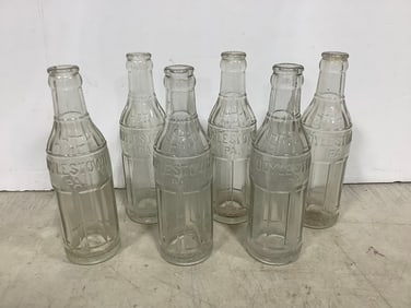 Vintage Doylestown dairy bottles(7.75in Tall-some chipped)