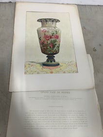 Grand Vase de Rennes etching(12in.x17in.)