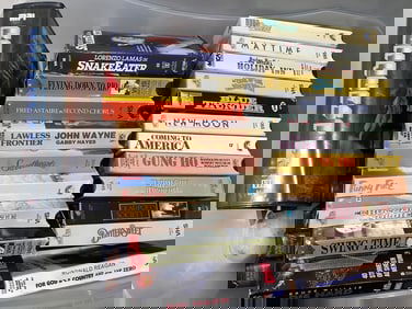 VHS tapes(Deadpoet's Society, The Chocolate Soldier, and more)