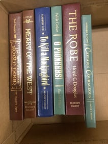 Various books(The Robe, Captains Courageous, Heart of the West, and more)