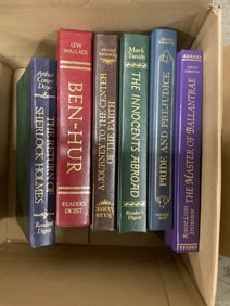 Various books(Pride and Prejudice, Ben-Hur, The Innocents Abroad, and more)