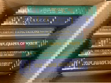 Various books(The Grapes of Wrath, Rebecca, and more)