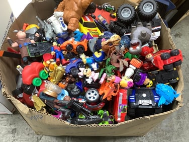 Large Lot of Various Toys and Action Figures