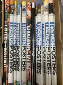 Various Trends Posters - ALL 23inx34in (Hello Kitty, Trippie Redd, Black Panther, etc) mostly