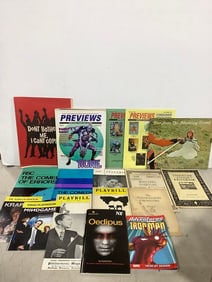 Theater programs, Previews catalogs, and more
