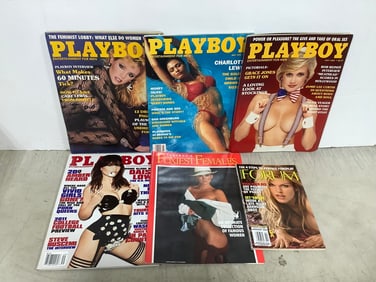 Adult magazines(Playboy, Forum, and more)