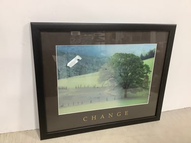 Framed lenticular art(18in.x22in.)