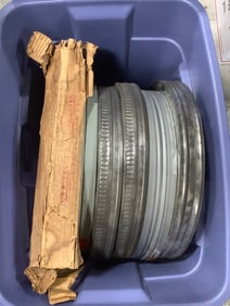 Vintage film reels