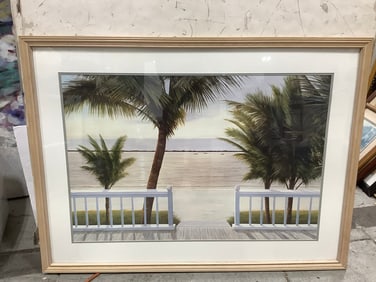 Framed and signed artwork(31.5in.x42in.)