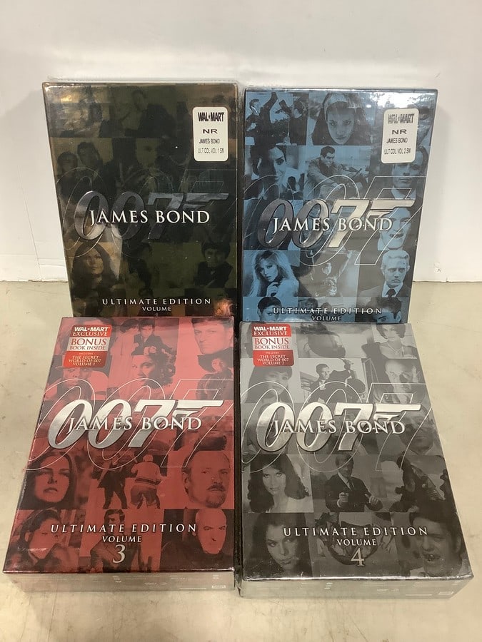 James Bond 10 disc sealed DVD sets(vol.1-4) (1 of 1)