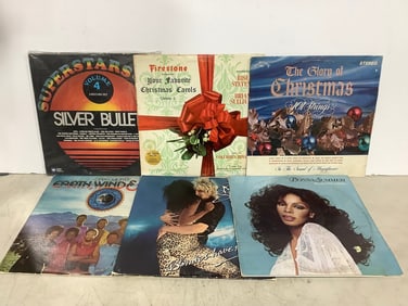 Vintage records(Rod Stewart, Donna Summer, and more)
