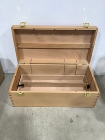 Wooden storage box(16in.x8in.x6in.)