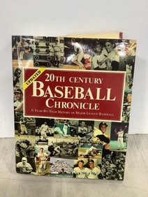 20th Century Baseball Chronicle Hard Cover Book