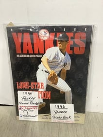 Yankees 1996 Scorebook and Souvenir Program