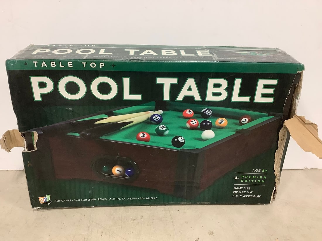 Table Top Pool Table: Table Top Pool Table
