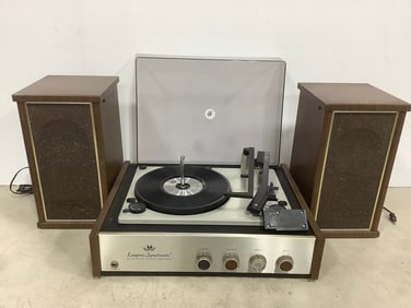 Longines Symphonette Stereo and Speakers