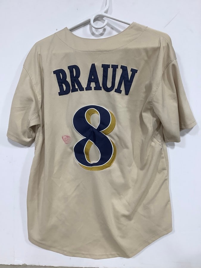 Milwaukee Brewers jersey Ryan Braun number 8(size 48) (1 of 1)