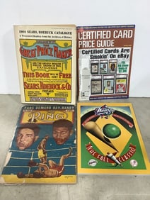 Vintage Sears Roebuck catalogue, 1998 World Series Fall Classics official program, and more