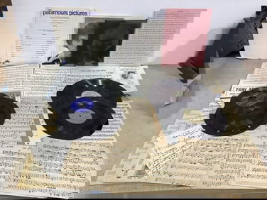Vintage music sheets, records, and more