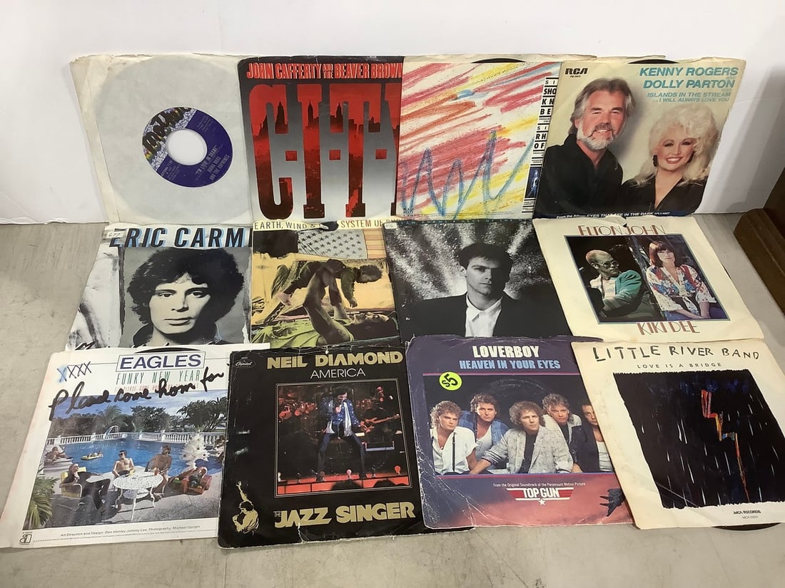 Vintage 45's(Little River Band, Kenny Rogers, Elton John, and more): Vintage 45's(Little River Band, Kenny Rogers, Elton John, and more)