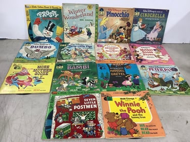 Various Disney 45s (Winnie the Pooh, Pinocchio, Bambi, etc)