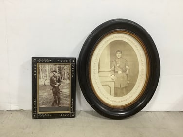Vintage Framed Photographs (Largest - 10.5inx12.75in) civil war