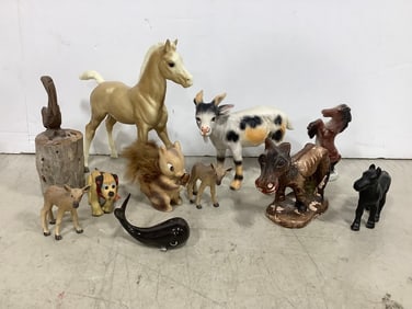 Various Animal Statues (Tallest - 6.5in)
