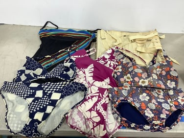 Vintage clothing(bathing suits and corset)