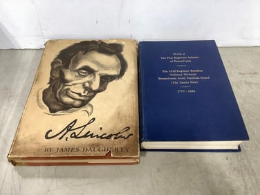Vintage books(History of the First Regiment Infantry of Pennsylvania and Abraham Lincoln)