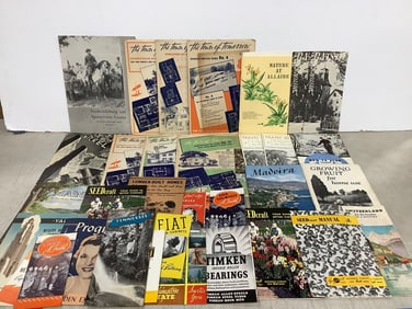 Vintage ephemera(travel brochures, booklets, and more)